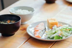 和食の朝食
